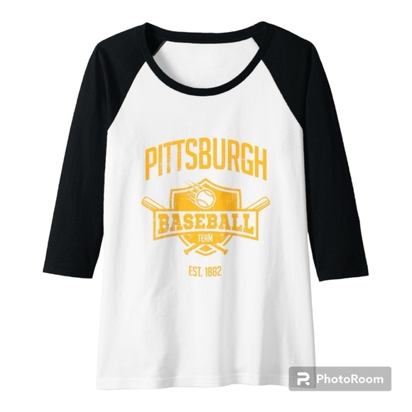 Port and Company Tops - - Pittsburgh Pirates Long-Sleeve Ladies’ Tailgate Tee
